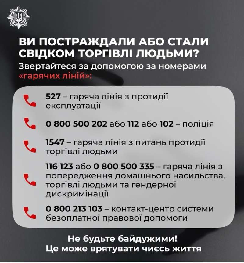 30 липня — Всесвітній день боротьби із торгівлею людьми