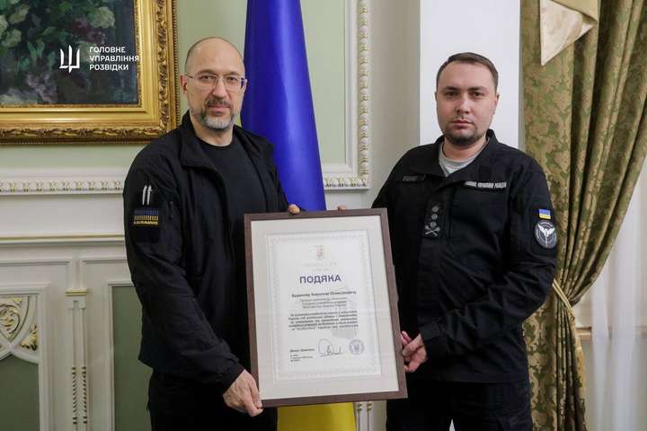 Буданова нагородили відзнакою за внесок воєнної розвідки в боротьбі з російськими загарбниками