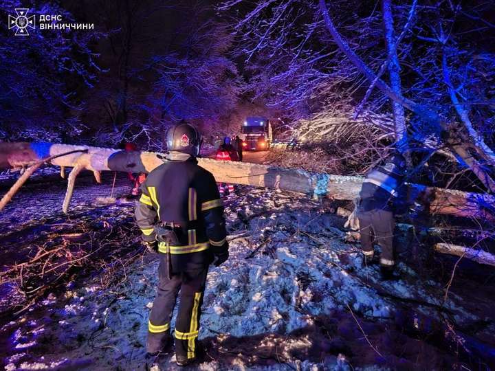 Наслідки стихії у Вінницькій області долали бійці ДСНС