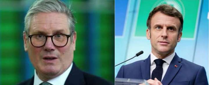 Зеленський провів телефонні розмови з Макроном та Стармером