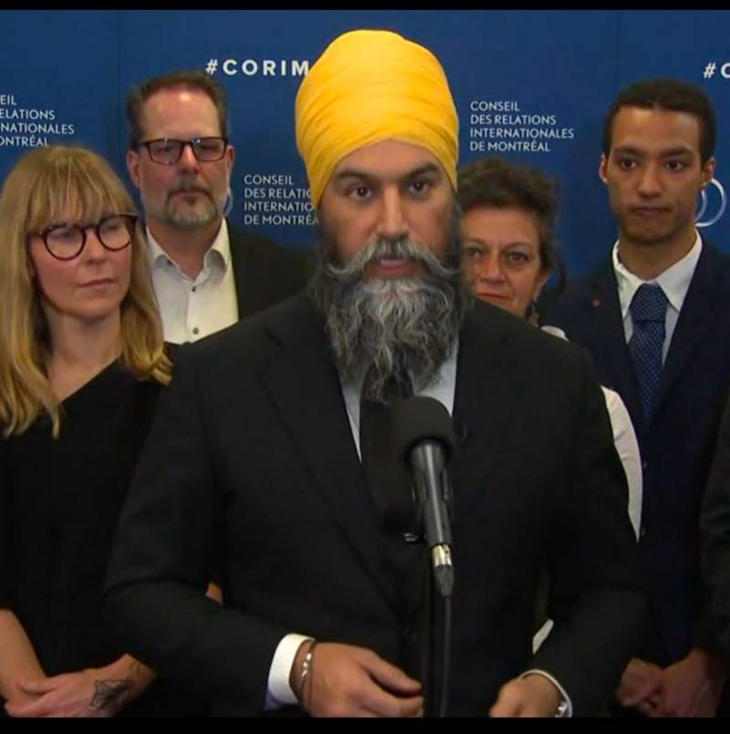 Лідер Нової партії Канади Джагміт Сінгх назвав Трампа “фашистом”