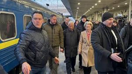 У треті роковини війни прибули наші друзі