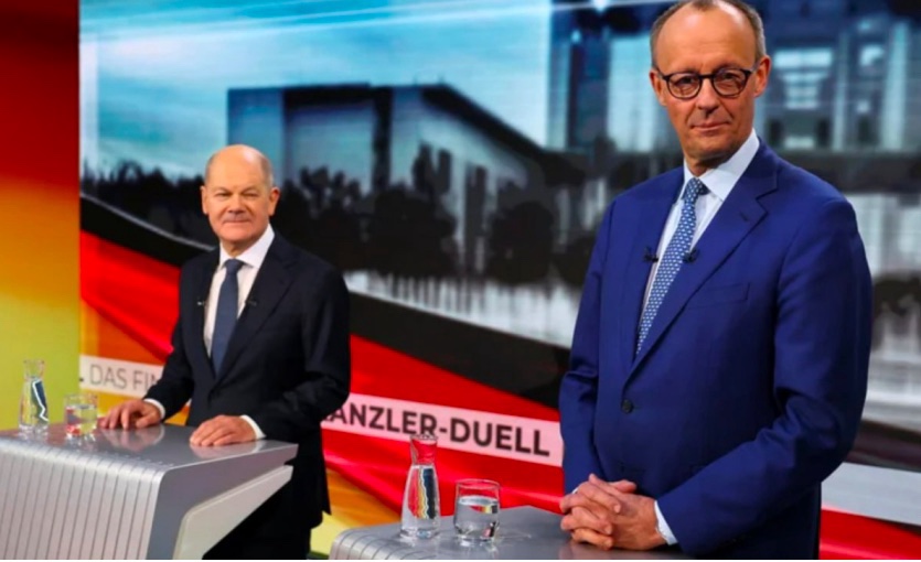 Шольц визнав поразку своєї партії та привітав Мерца з перемогою на виборах