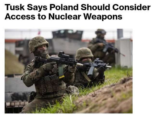 Польща прагне отримати доступ до ядерної зброї, — Туск