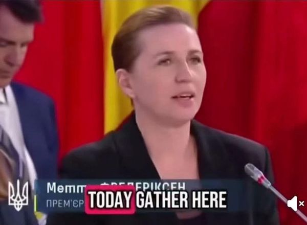 Промова прем’єр-міністра Данії Метте Фредеріксен