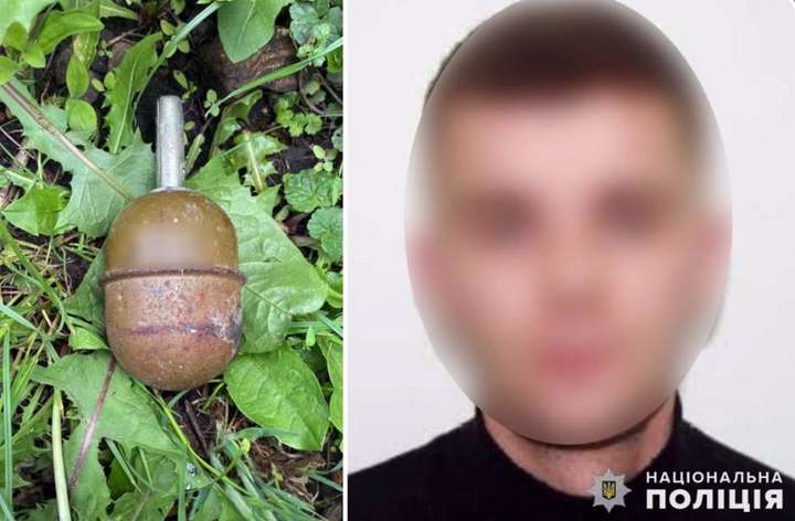 Чоловік через ревнощі намагався підірвати гранатою авто суперника