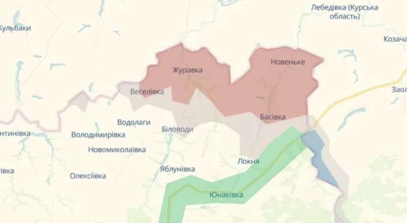 Росіянам вдалося закріпитися на Сумщині – DeepState