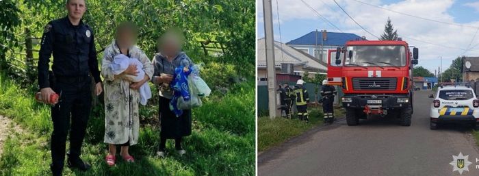 Поліцейський офіцер Вапнярської територіальної громади допоміг врятувати житло від пожежі