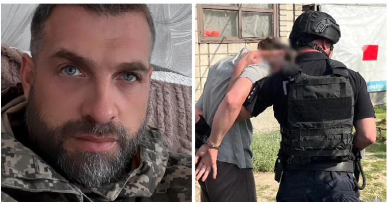 Коли хоронили військового Вадима Дудника, його односелець Артем обмотався російським прапором