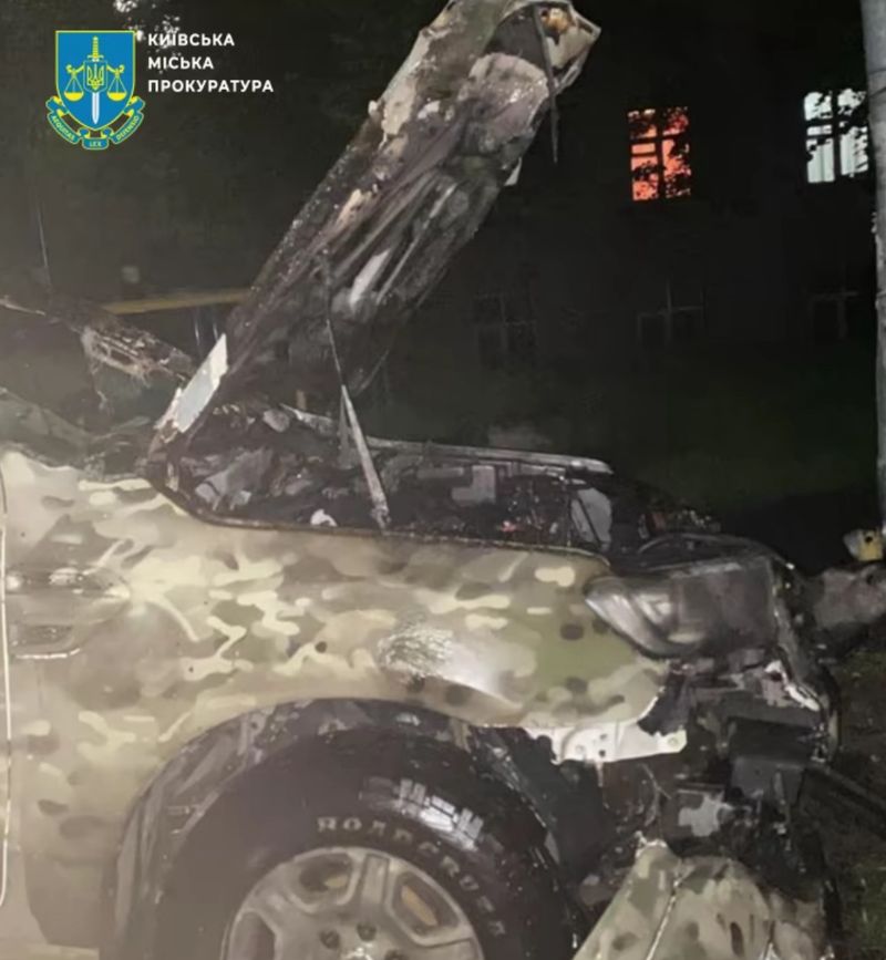 Герою України у День народження в Києві спалили авто – підозрюваного затримали