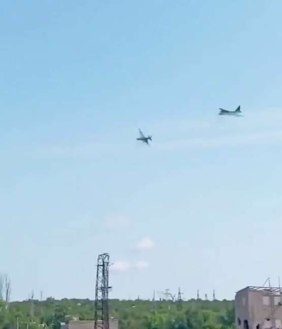 На Донеччині впав російський Су-25, ймовірно, збитий дружнім вогнем