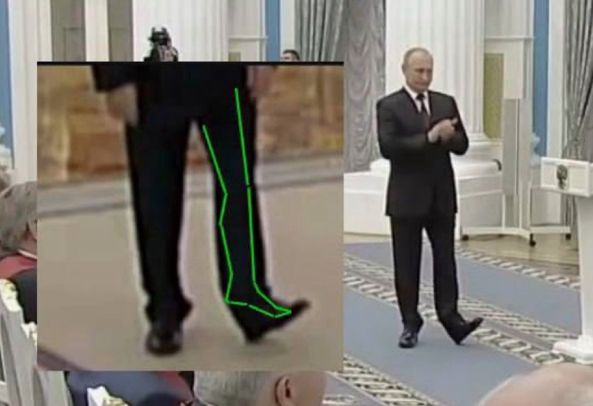 Путлер спалив свої спеціальні туфлі, які додають йому 10 см зросту