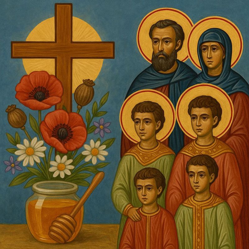 День пам’яті мучеників Маккавеєвих  і Винесення чесних древ животворчого Хреста Господнього