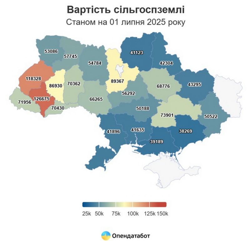 У Хмельницькій області подешевшала земля