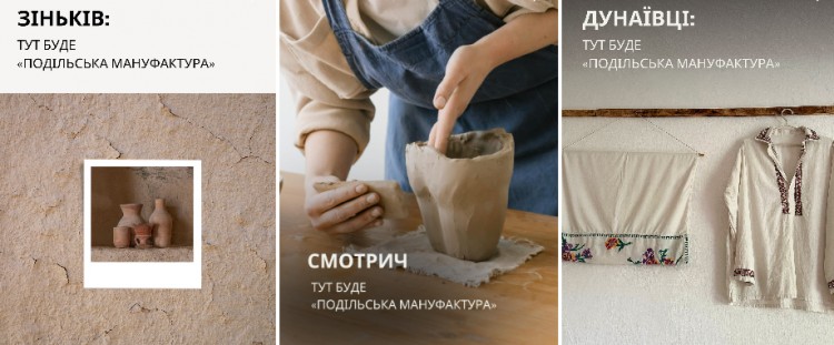 Креативні хаби, які відроджуватимуть традиції подільських ремесел