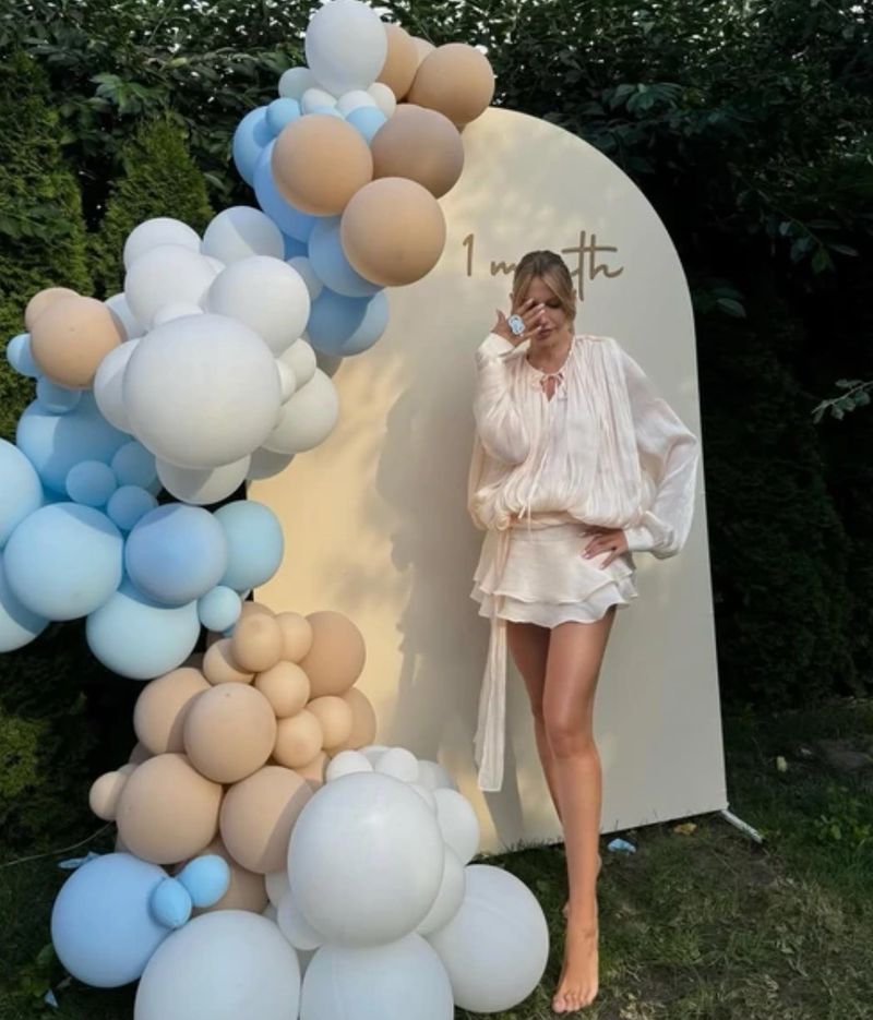 Нікітюк відсвяткувала перший місяць свого синочка