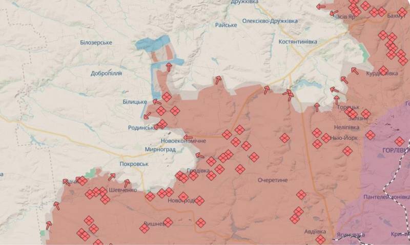 ЗСУ зачистили від росіян на Донеччині н.п. Грузьке, Рубіжне, Нововодяне, Петрівка, Веселе, Золотий Колодязь та Покровськ, — Генштаб