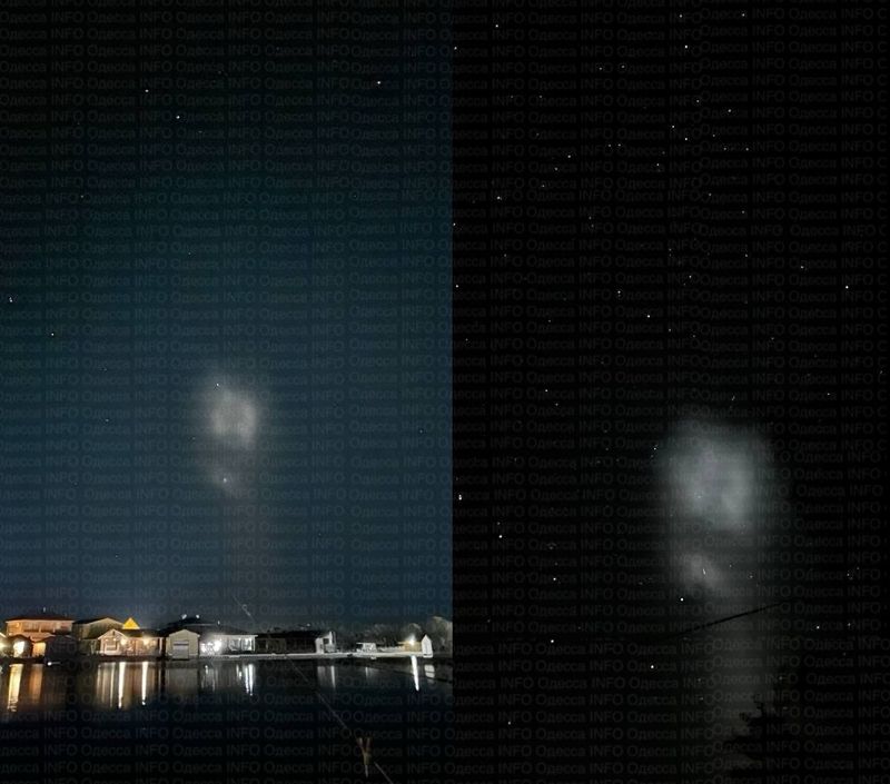 Українці спостерігають в небі незвичне біле сяйво — такі кадри зроблені на Франківщині та Одещині