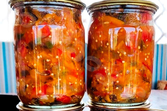 Смачне соте з баклажанів на зиму