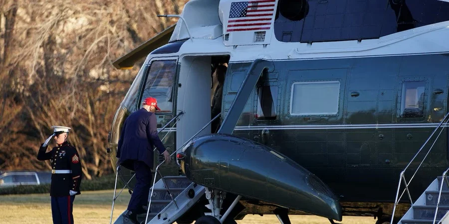 У США затримали чоловіка, що націлив лазерну указку на вертоліт Трампа