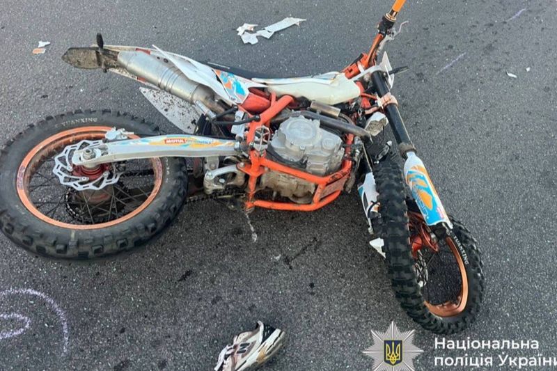ДТП в якій постраждав неповнолітній мотоцикліст