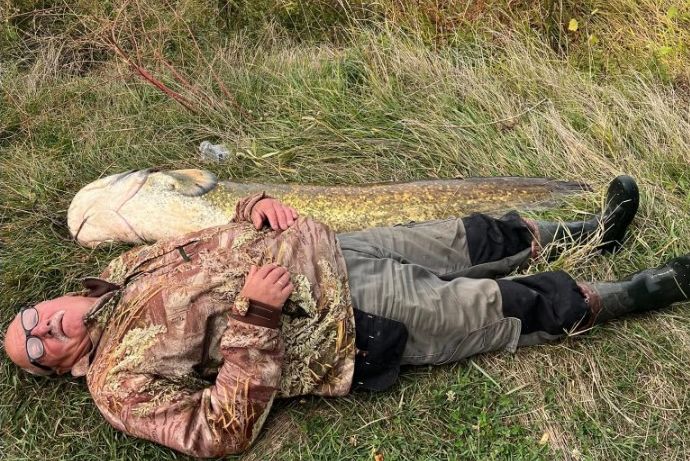 Рибалка з Вінниччини впіймав сома на 40 кг