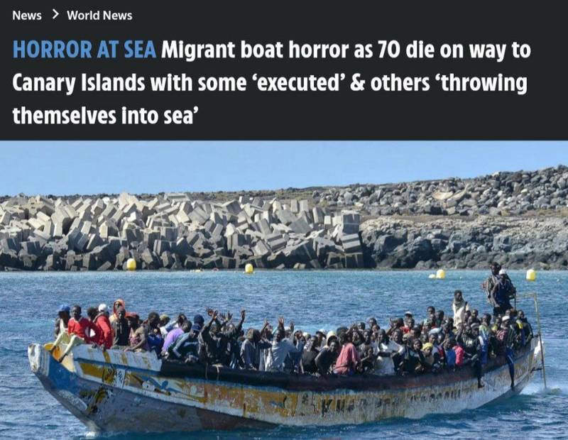 Мігранти з Африки вбили 72 пасажирів судна, підозрюючи їх у чаклунстві