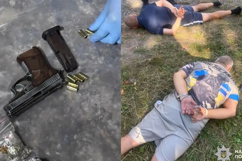 Поліцейські затримали групу розбійників, які напали на будинок селянина.