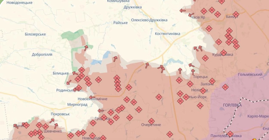 ЗСУ просуваються на Добропільському напрямку, звільнено вже 164,5 кв. км, – Сирський