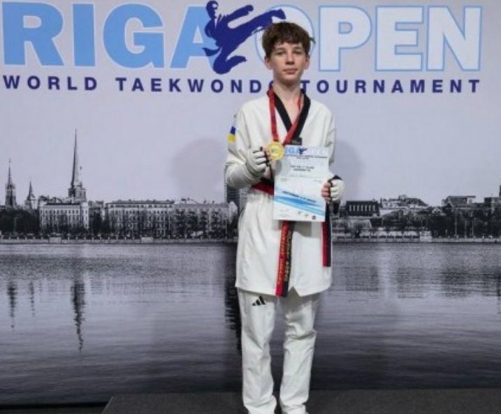 Перемогу на турнірі з тхеквондо у Латвії здобув вінничанин Роман Соловей