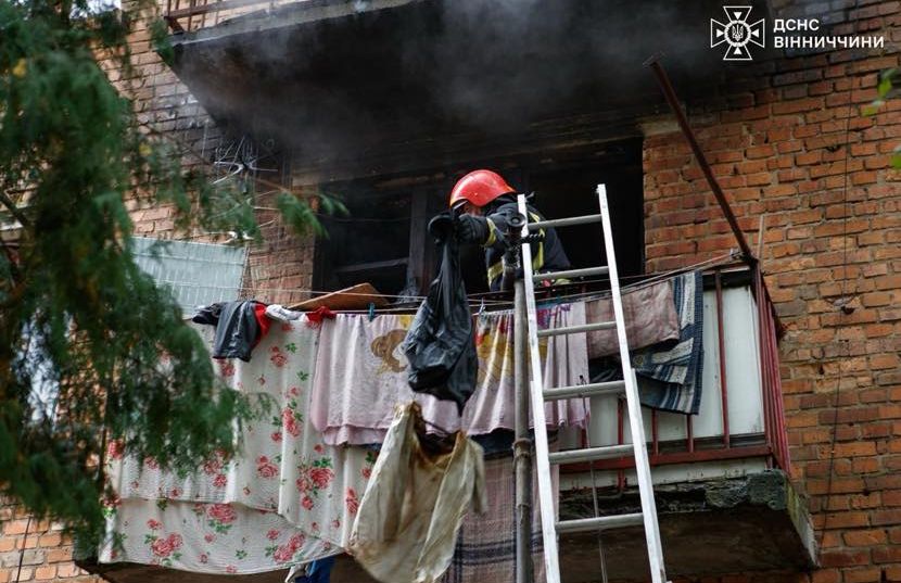 У Немирові горів гуртожиток