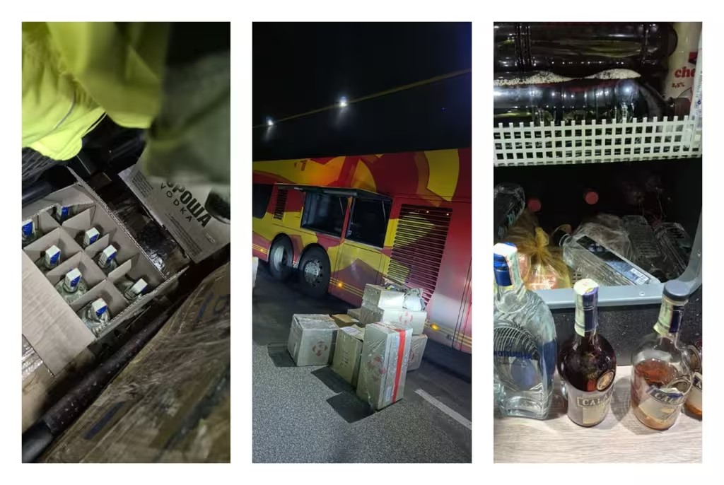 У автобусі з України словацькі митники виявили 281 л. алкоголю