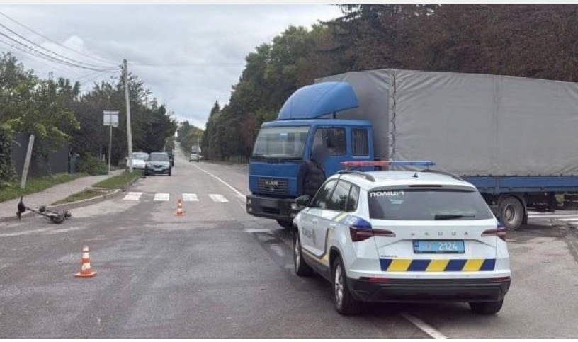 ДТП у Хмільнику: травмувався  чоловік 70-річний чоловік