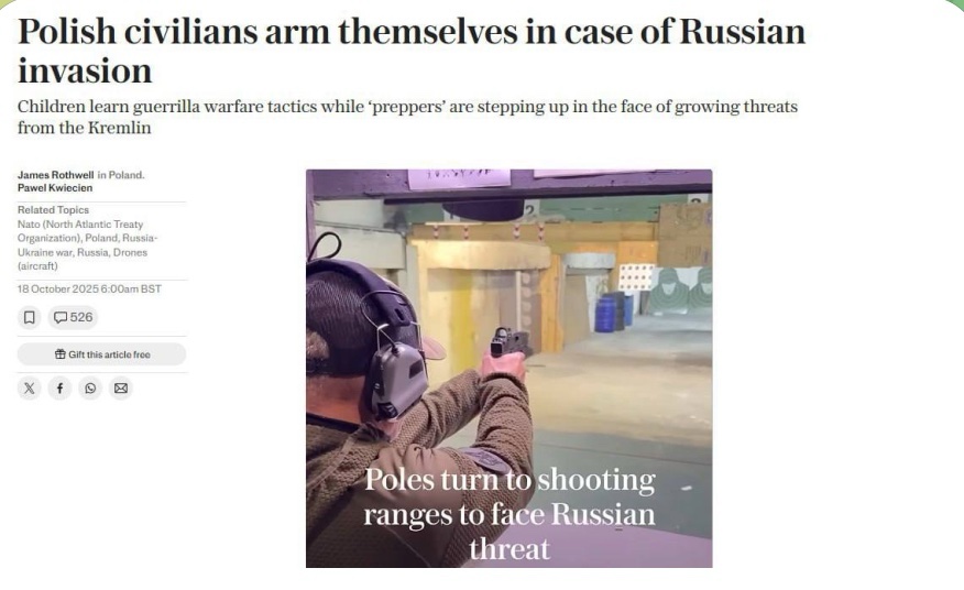 Поляки готуються до війни: у країні зростає інтерес до курсів виживання та військової підготовки — The Telegraph