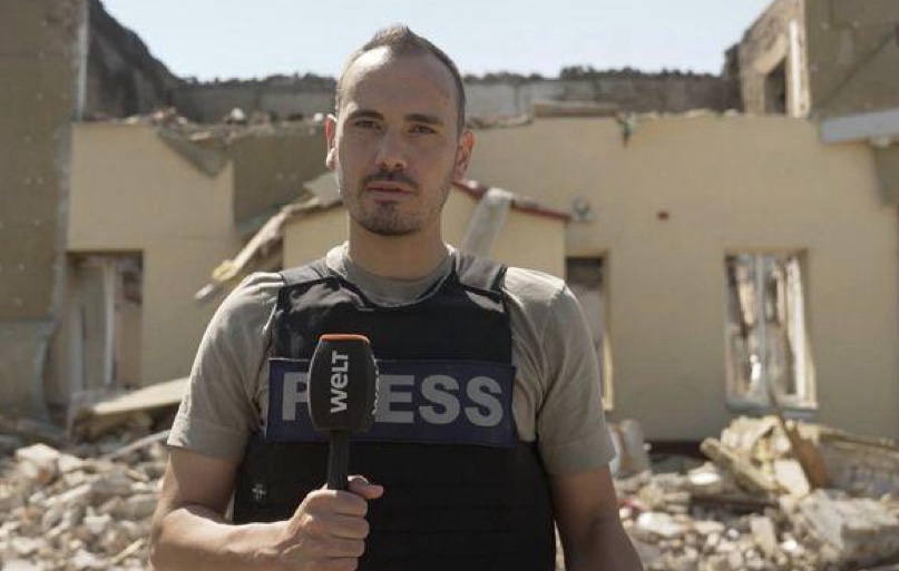 Під час зйомок на сході України був поранений журналіст німецької газети Die Welt Ібрагім Набер
