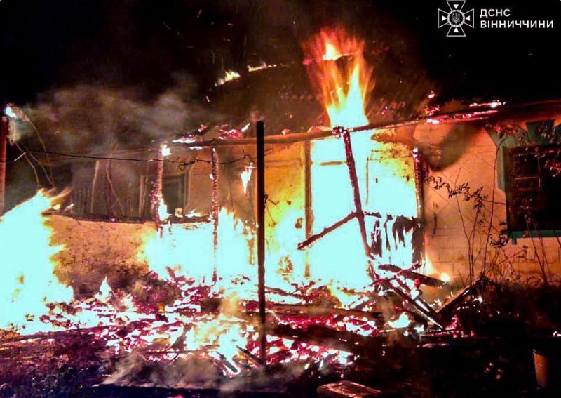 Дві смерті від в одній пожежі на Вінниччині