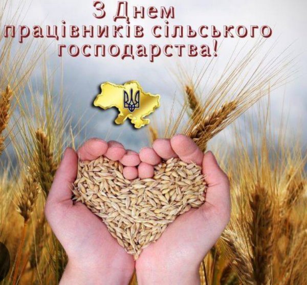 Щиро вітаємо всіх з днем працівників  сільського господарства в Україні!