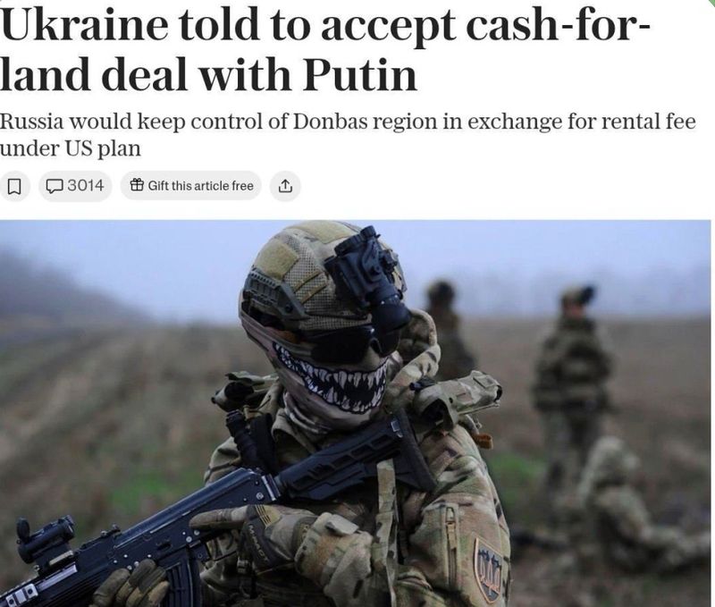 США планують: рф контролюватиме Донбас за орендну плату — The Telegraph