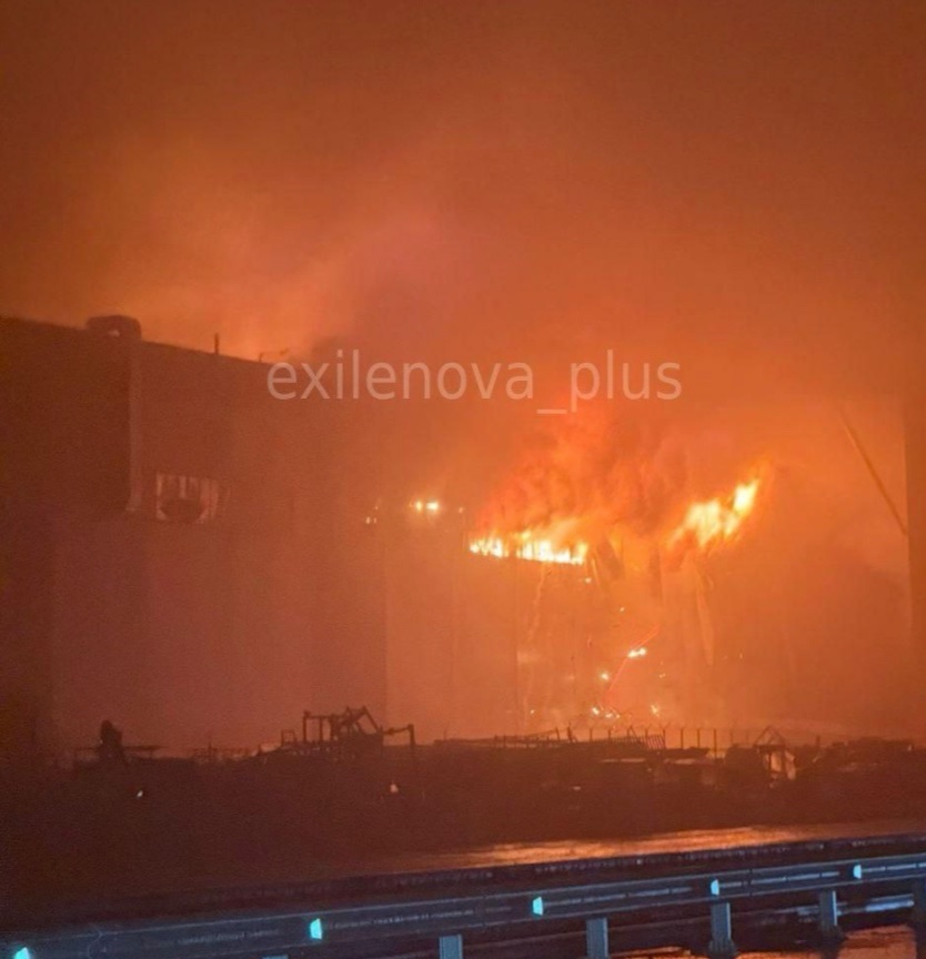 Масштабна пожежа там де збирають дрони у рф