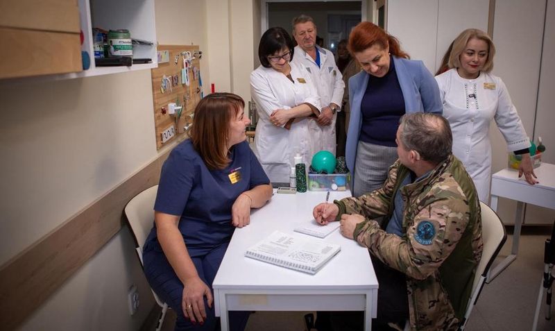 Міністерка у справах ветеранів України Наталія Калмикова з робочим візитом відвідала Вінницю