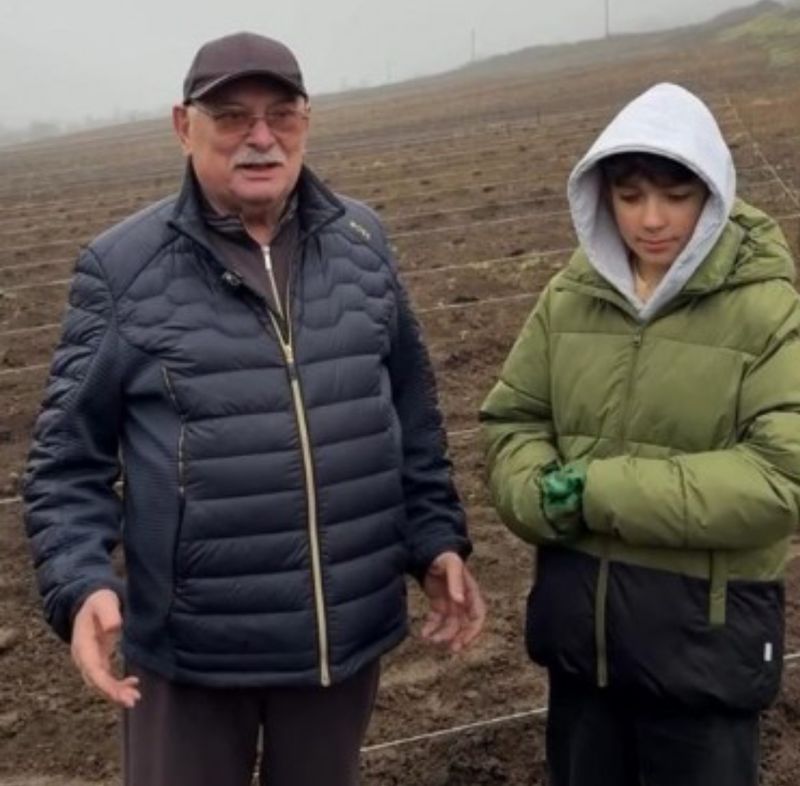 Гігінешвілі відродив історичний виноградник