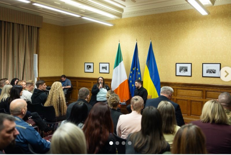 Поліція Ірландії розслідує інцидент з дронами які переслідували Зеленського