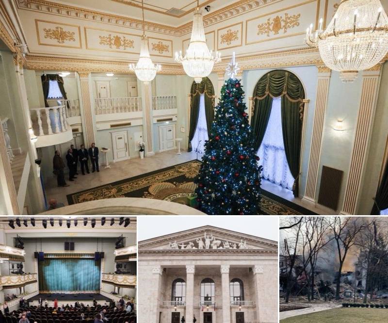 У Маріуполі Пушилін відкрив відреставрований драматичний театр