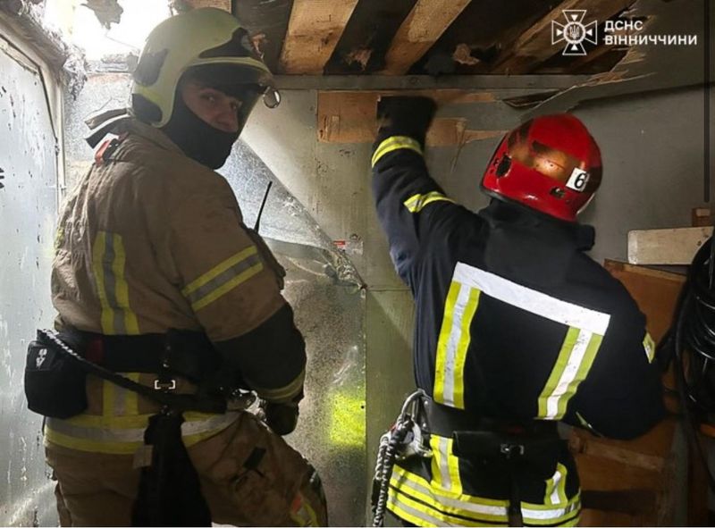 Горіла котельня дитячого садочка у Бершадській громаді