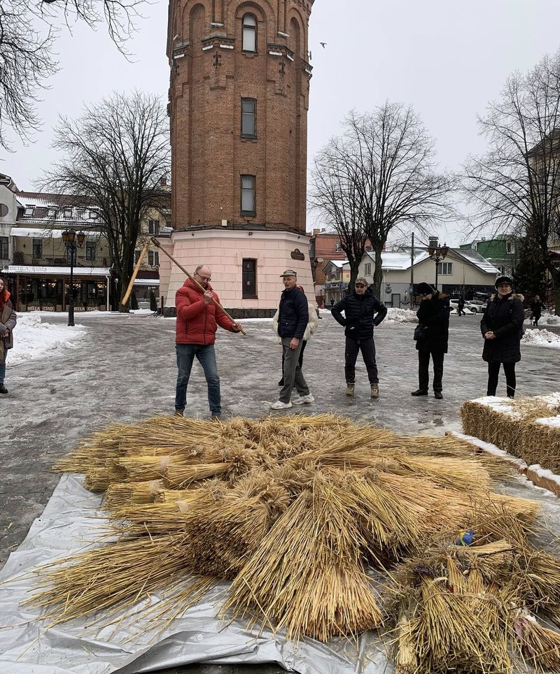 У центрі Вінниці спалили Дідуха: Великі Різдв’яні свята минули