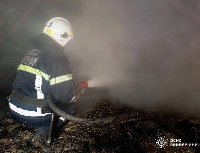 17 пожеж за добу зафіксували на Вінниччині