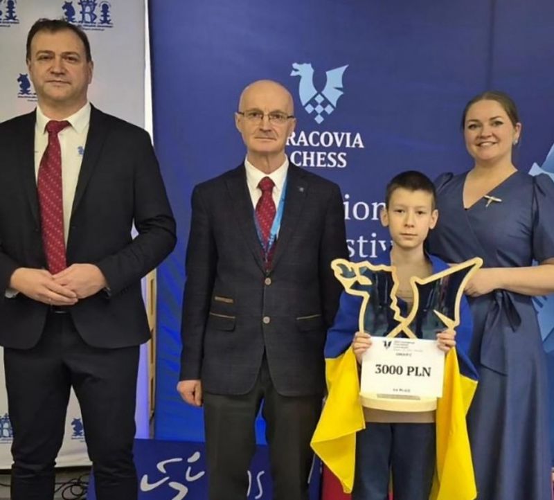 Чемпіоном міжнародного турніру із шахів став 10-річний вінничанин