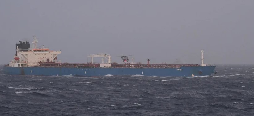 Висадка французьких військових на танкер «Grinch», який використовує російський «тіньовий флот»