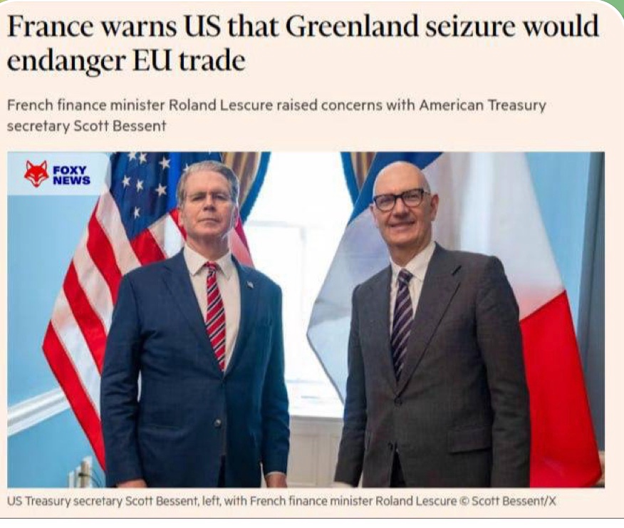 В Європі заявили американцям про готовність розірвати всі економічні зв’язки з США у разі захоплення Гренландії, повідомляє FT.