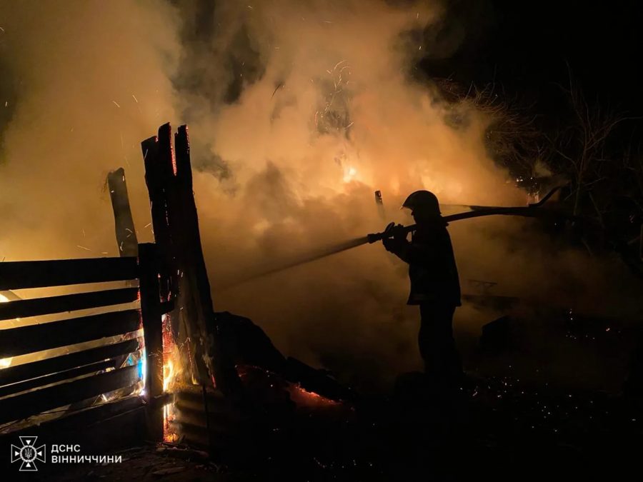 11 пожеж за добу сталося на Вінниччині